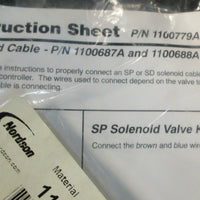 Nordson 1100958 Communications Cord Cable Assembly 10 Meter, 3Wire, M8, SOL