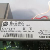 ALLEN BRADLEY SLC 500 PROCESSOR UNIT SER. B FRN. 6 1747L514