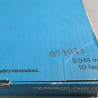 TSUBAKI ROLLER CHAIN 10 FEET 3.048 M RS10B1