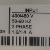Lenze AC Tech SM405 Adjustable Speed AC Motor Control 400/480V 0.50HP 3PH