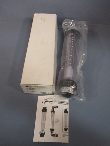 Dwyer Ultra-View UV Polysulfone Flowmeter 2.5-28 SCFM 70-780 LPM 150-PSI UV-4112