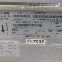 American Ultraviolet 855210808 Filter 10x10x6.5 01A209N09N061B2SA000/OC