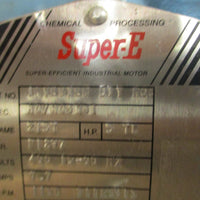 Baldor M00 Super-E M07H03N81 Inverter Duty Motor 215T 5HP 3PH 1-3/8" Shaft Dia