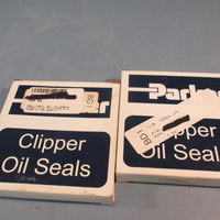 Lot of (2) Parker 10044 H1L5 Clipper Oil Seal 1QTR15, Spring Loaded