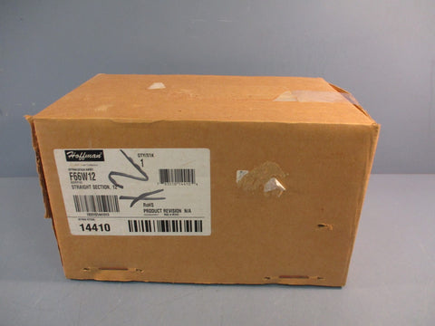 Hoffman F66W12 Straight Feed Through Wireway Section 6" x 6" x 12"