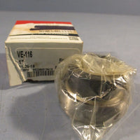 BROWNING BEARINGS VE116 INSERT BALL  BEARINGS, STEEL, 1" BORE