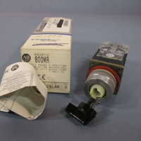 AllenBradley 2 Pos Selector Switch Ser. C 800MRHH2BLAK