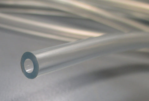 100ft Clear Flex Tubing 1/4" OD & 1/8" ID New