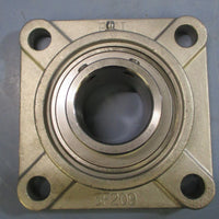 PTI SUCSF20928 4 Bolt Flange Block Bearing Stainless Steel 13/4" Bore SF209