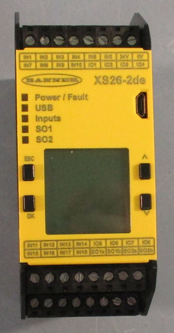 Banner XS262DE Expandable Safety Controller 85064 55C Max 24VDC 100mA