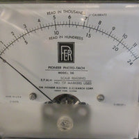Pioneer Photo Tach Model 36 Analog Tachometer 240012000 RPM
