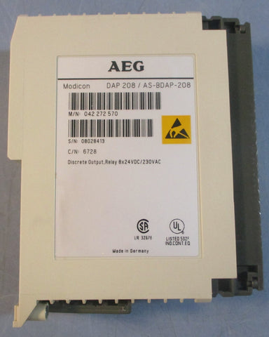 AEG Modicon DAP 208 / ASBDAP208 Output Relay 8x24VDC 230VAC 042272570