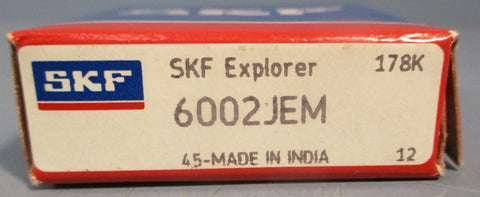 SKF 6002JEM Radial Deep Groove Ball Bearing 32mm OD 15mm ID 9mm W (Lot of 5)
