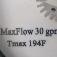 Norgas MultiMag 3/4" Brass Flowmeter 30gpm Max 194 Deg F Max