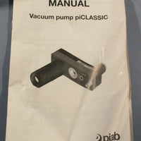 Piab 9905992 Vaccum Pump PCL P3BN S EE SV PiCLASSIC PIx3 101 PSI Max