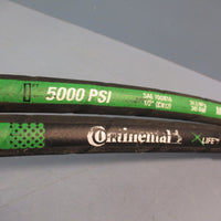 Lot of (2) Continental Xlife XR16SC08 5000 PSI Hydraulic Hose SAE 1/2"
