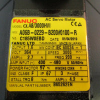Fanuc AC Servo Motor A06B-0229-B200#0100-R NEW