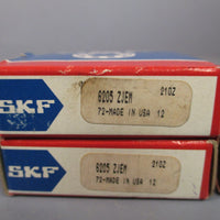 Lot of three SKF Groove Ball Bearing 6205ZJEM