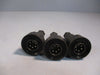 LOT OF (3) BULGIN CIRCULAR CONNECTOR PLUG 6-PIN PX0739-P