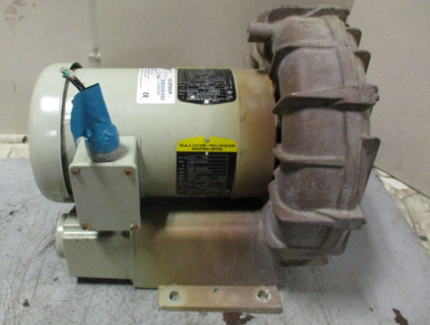 Gast Regenair R4P315A Regenerative Blower 127 CFM w/ Baldor 3 Ph, 1.5 HP Parts