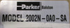Parker Balston 2002N-0A0-SA Filter .60 Liter Cap. 250psig Max 100-12-SA Element