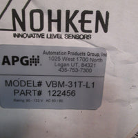 Nohken Probe Level Sensor Model# VBM31TL1 Part# 122456