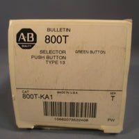 ALLENBRADLEY GREEN SELECTOR PUSH BUTTON SER.T 800TKA1