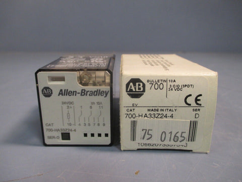 Lot of (3) Allen Bradley Relay 3 Pole, 11 Pin Series D 700-HA32Z24-4