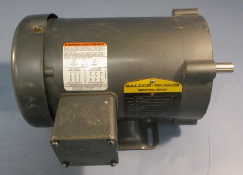 Baldor CM3538 Industrial Motor 0.5HP 1720RPM 230/460V 3PH 5/8" Shaft Dia NOS