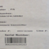 ABB 2600T 266HSH Pressure Transmitter 266HSHPSBA1 E6L5B6N2 10.5-42VDC 3045PSI