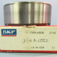 SKF EXPLORER 3206 A-ZZ/C3 BEARING,BALL, MM, 30 ID, 62 OD, 23.8 WD, SHIELD