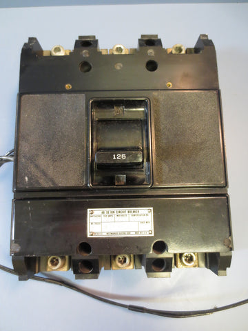 Westinghouse AB DEION Circuit Breaker 125 A 1A 1B Aux Sw NP28313E