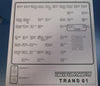 Indramat Trans 01 Keypad for Servo System Controller No Keys Used