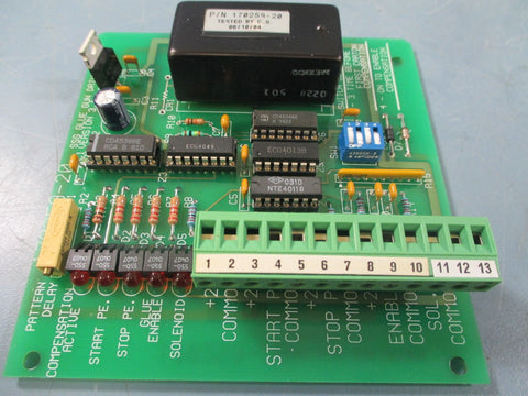 SSG 17025920 Glue Gun Driver Board C1 Version 3.1  Used