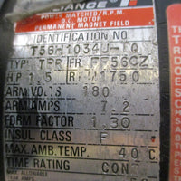 Reliance T56H1034UTQ DC Motor w/ Warner Electric EM 18020 Clutch Brake