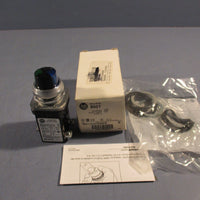 Allen-Bradley Cluster Pilot Light Blue/Green 2 Unit 120V Series N 800T-PC216XBXG