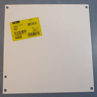Hoffman A10P10 White Steel Panel 87/8" W x 83/4" L x 3/32" THK (Lot of 2) 5483