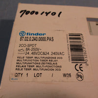 Finder 82.01.0.240.0000.PAS Time Delay Relay 5A250V 24..48VDC & 24