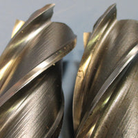 Lot of 2 Putnam 11/4" HS 4 Flute 3" LOC Lead 6.802 & 6.623 End Mills