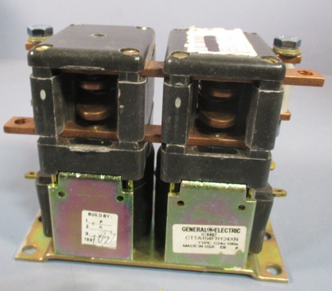 General Electric GE IC4482 Motor Contactor 24 VDC 100 A, 2 Pole CTTA154FR124XN