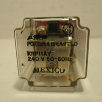 Potter & Brumfield 8 Pin Relay KRP11AY240V NEW LOT OF TWO