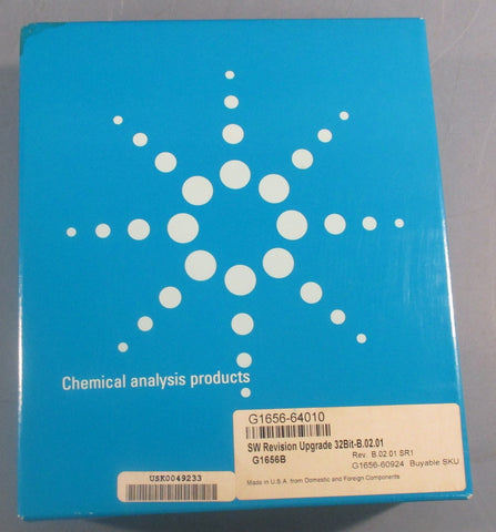Agilent Technologies G165664010 SW Revision Upgrade 32Bit Rev. B.02.01 SR1