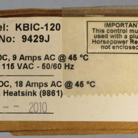 KB Electronics KBIC-120 Motor Speed Control 9429J 1/100-1/2HP @ 115VAC