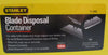 Stanley 11-081 Blade Disposal Kit Yellow Container w/ White Wire Rack 11-080