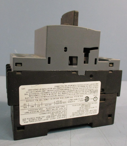 Siemens 3RV20110JA10 Motor Protector Circuit Breaker