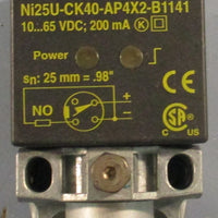 Turck Uprox Ni25UCK40AP4X2B1141 Inductive Sensor 200 mA 65VDC
