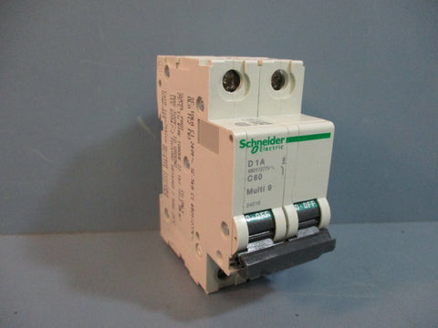 Schneider Electric 24516 C60 Miniature Supplementary Protector 2PD1A NEW