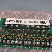 ALLEN BRADLEY INTERFACE LOGIC BOARD 115VAC, 1336MODL3