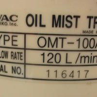 Ulvac Kiko G100DB Rotary Vane Vacuum Pump 120 L/min 800 mL Oil Capacity