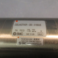 SMC CG5LA63TNSR-300-X165US 63mm Bore, 300mm Stroke Pnuematic Cylinder 145 PSI